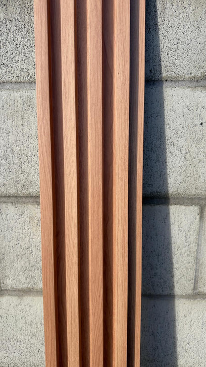 Fluted WPC Panel - Light Oak Color
