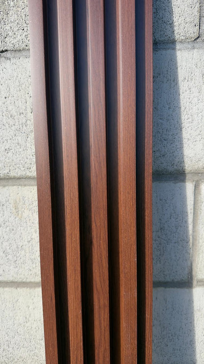 Fluted WPC Panel - Walnut Color