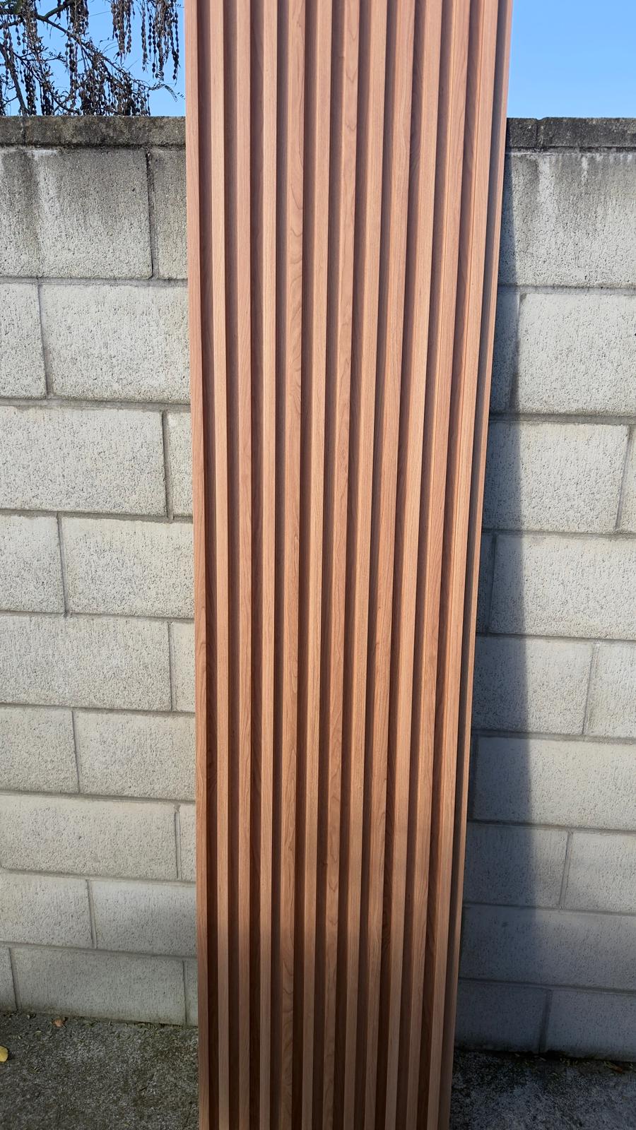 Fluted WPC Panel - Light Oak Color