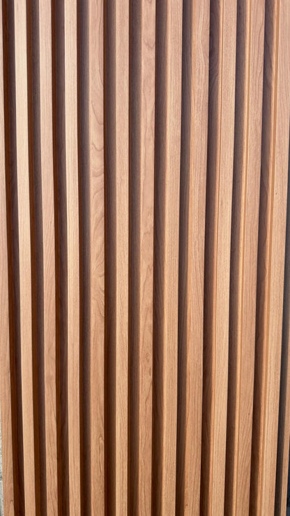 Fluted WPC Panel - Light Oak Color