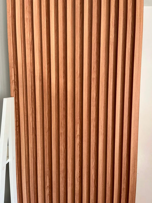 Fluted WPC Panel - Light Oak Color